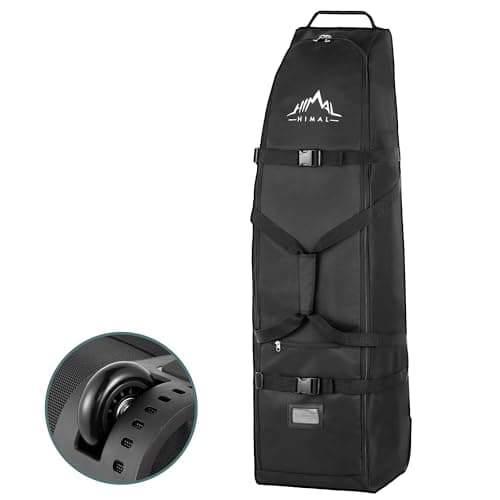 Himal Outdoors Soft-Sided Golf Travel Bag with Wheels