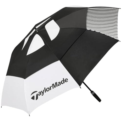 TaylorMade 2025 Tour Double Canopy Umbrella, 64 Inch