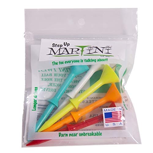 Martini Step-Up Durable Plastic Tees 3¼" (5)