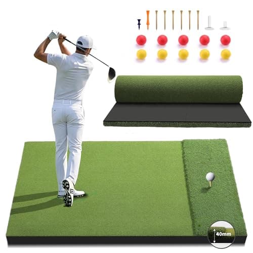 Fanshaw Premium Dual-Turf Golf Mat (5 x 4 ft, 40 mm)