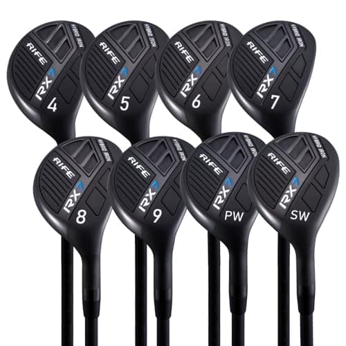Rife Golf RX7 Senior Utility Hybrid Iron Set (4-SW)