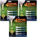4 Yards More Golf Tee 3¼" (3-pack, 12 tees)