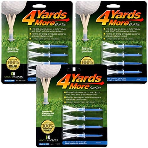4 Yards More Golf Tee 3¼" (3-pack, 12 tees)